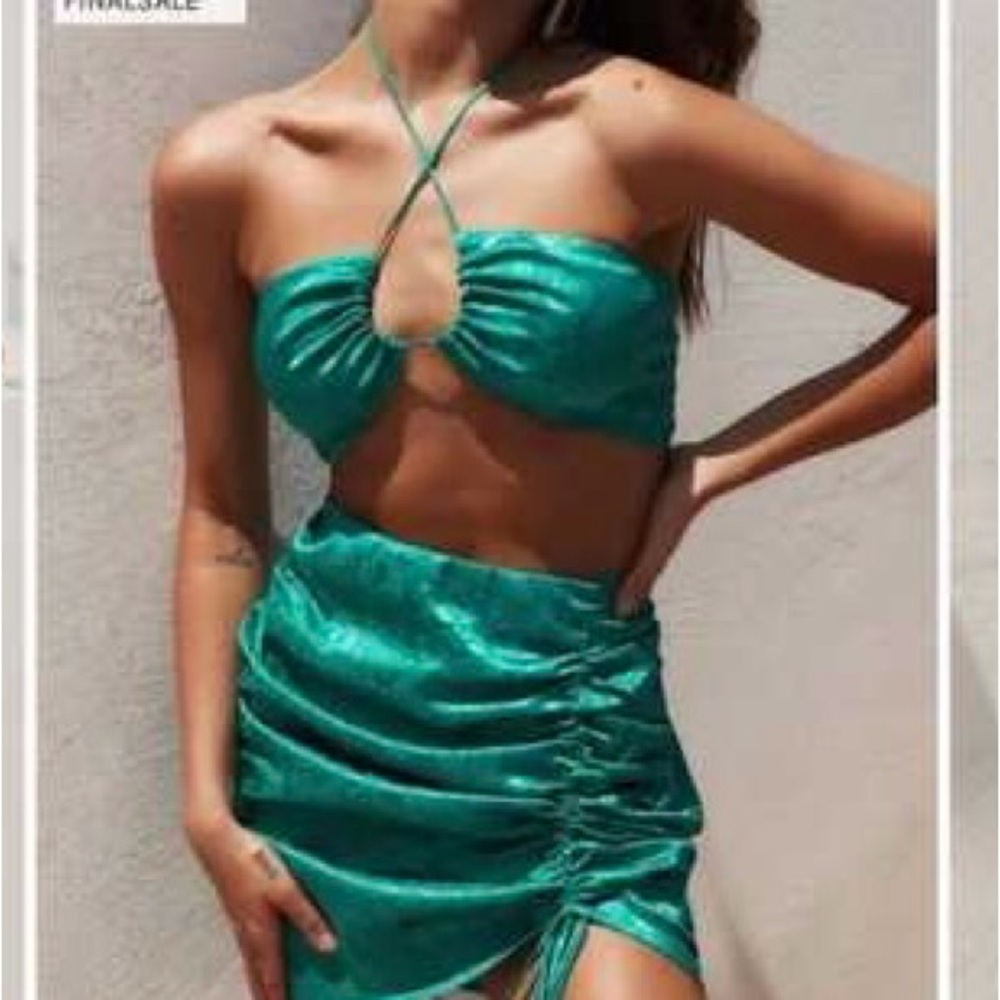 12th Tribe Emerald Green St. Barth’s ENTIRE OUTFIT